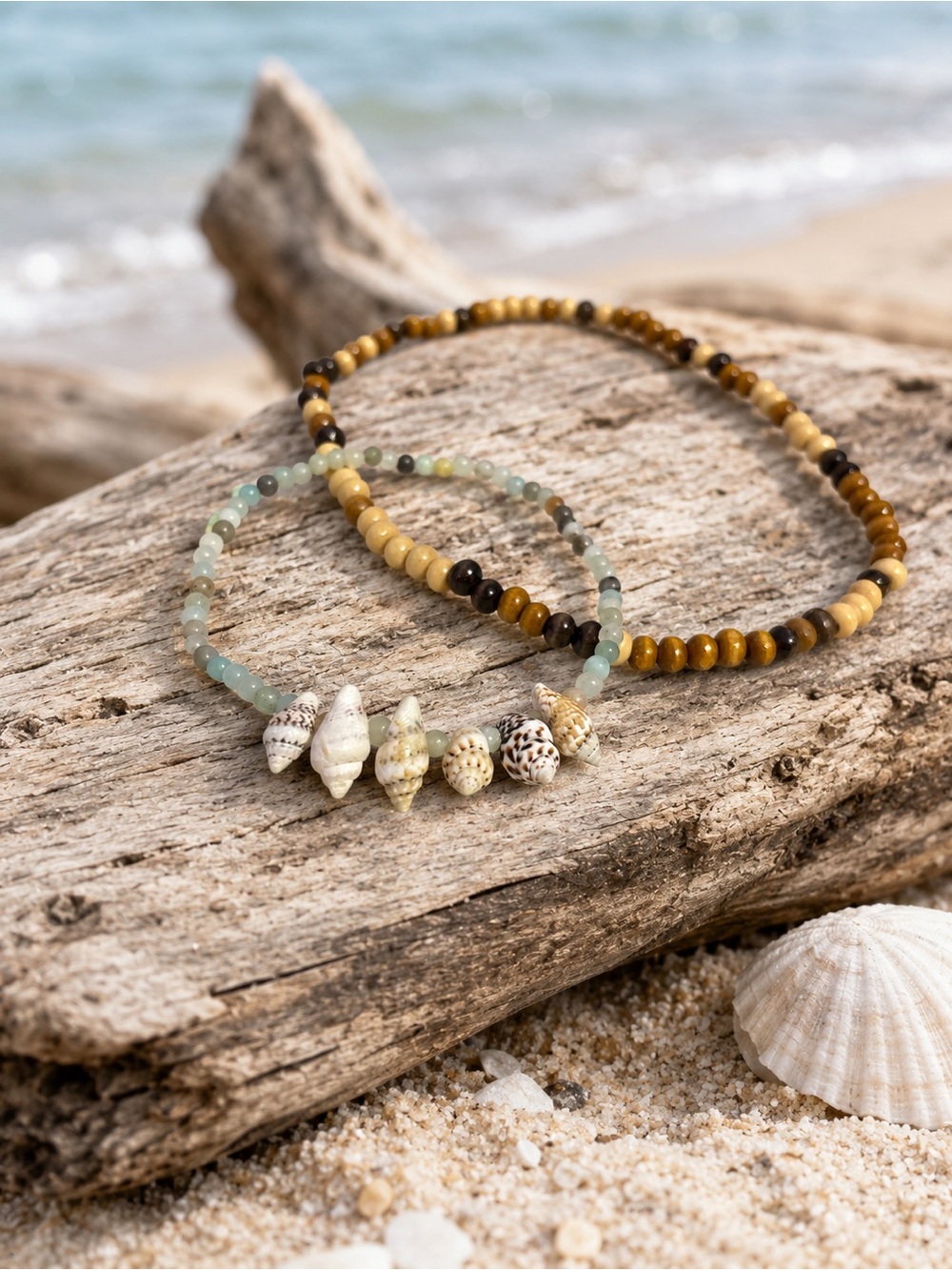 Driftwood Daydream Bracelet & Anklet Set 9”